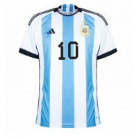 Argentína Lionel Messi #10 Domáci futbalový dres MS 2022 Krátky Rukáv